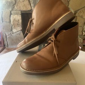 Clarks Mens Bushacre Beeswax Chukka Boots